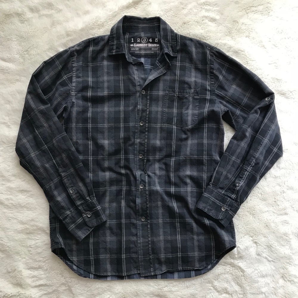 Men’s Earnest Sewn Casual Button Front Shirt